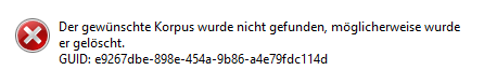 Korpus für Datensammlung ist neutral (sächlich), der Körper (med.) maskulin